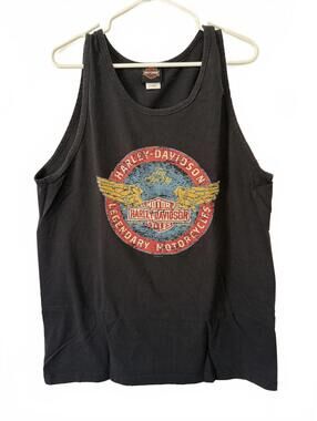 Harley-Davidson Black Tank Top X-Large
